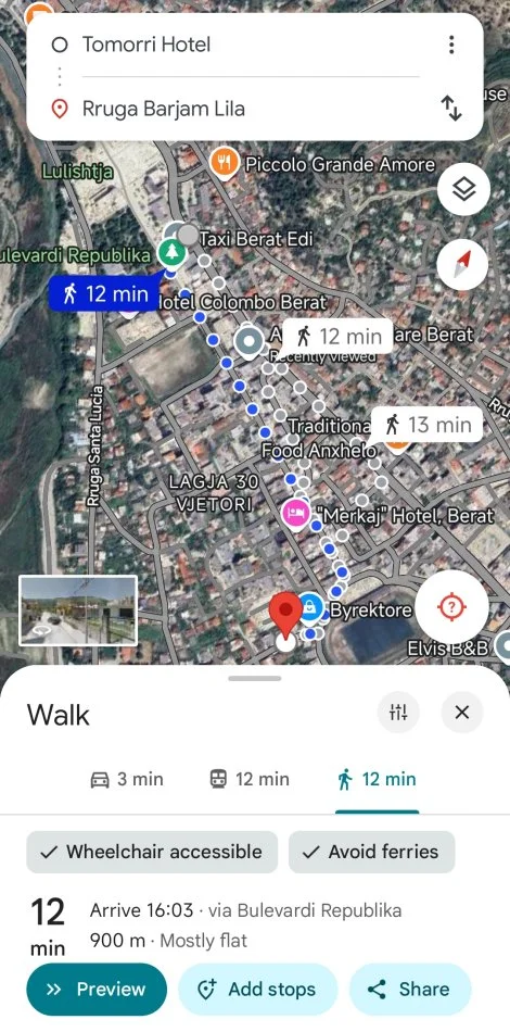 Berat, shitet apartament+verande | Penthouse 2 Katshe Kati 1, 350.000 € (Barjam lila)