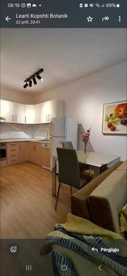 Tirane, jepet me qera 1+1+Ballkon Kati 3, 60 m² 60 € (Kopshti botanik)