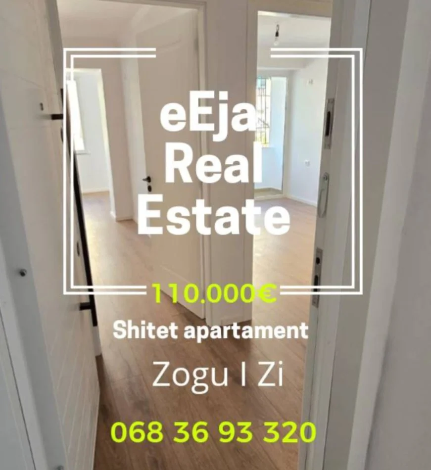 Tirane, shitet apartament 1+1 Kati 2, 53 m² 110.000 € (Zogu I zi)