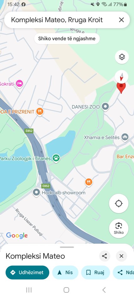 Tirane, shitet apartament 1+1+Aneks+Ballkon Kati 4, 60 m² 120.000 € (Rruga e Kroit pranë Kopshtit Zoologjik)