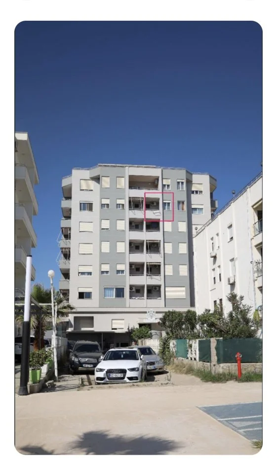 Apartament me pamje nga deti me qira ditore ne Durres Plazh