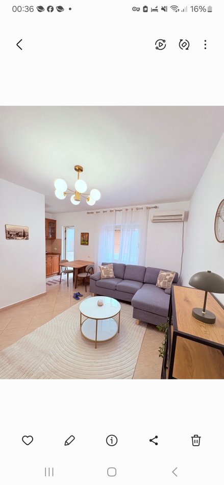 Tirane, jepet me qera apartament 1+1+Ballkon Kati 3, 59 m² 500 € (Shkolla e baletit)