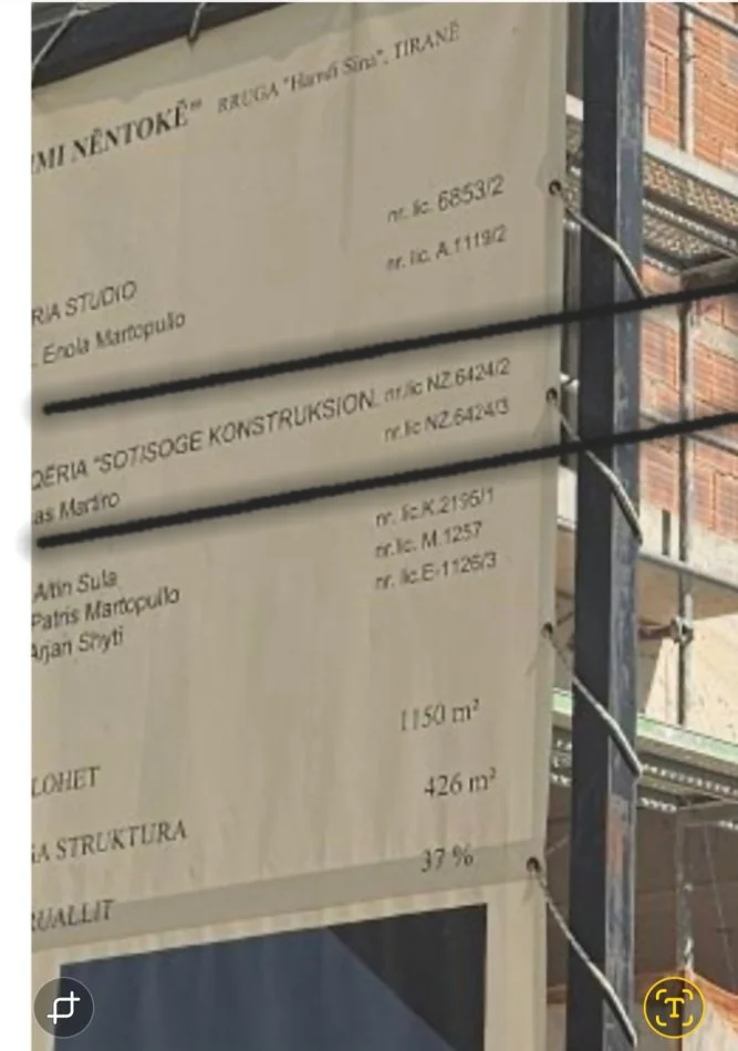 Tirane, shitet apartament 1+1 Kati 3, 52 m² (Hamdi Sina)