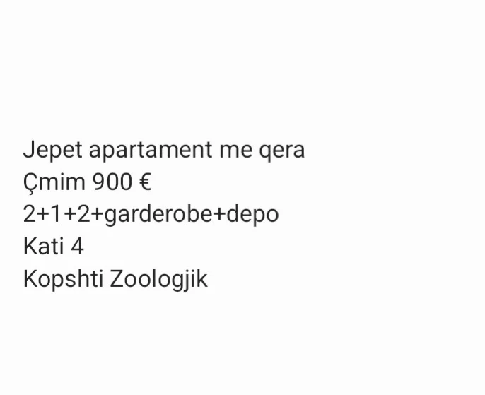 Tirane, jepet me qera apartament 2+1+Aneks+Ballkon Kati 4, 140 m² 900 € (Kopshti Botanik)