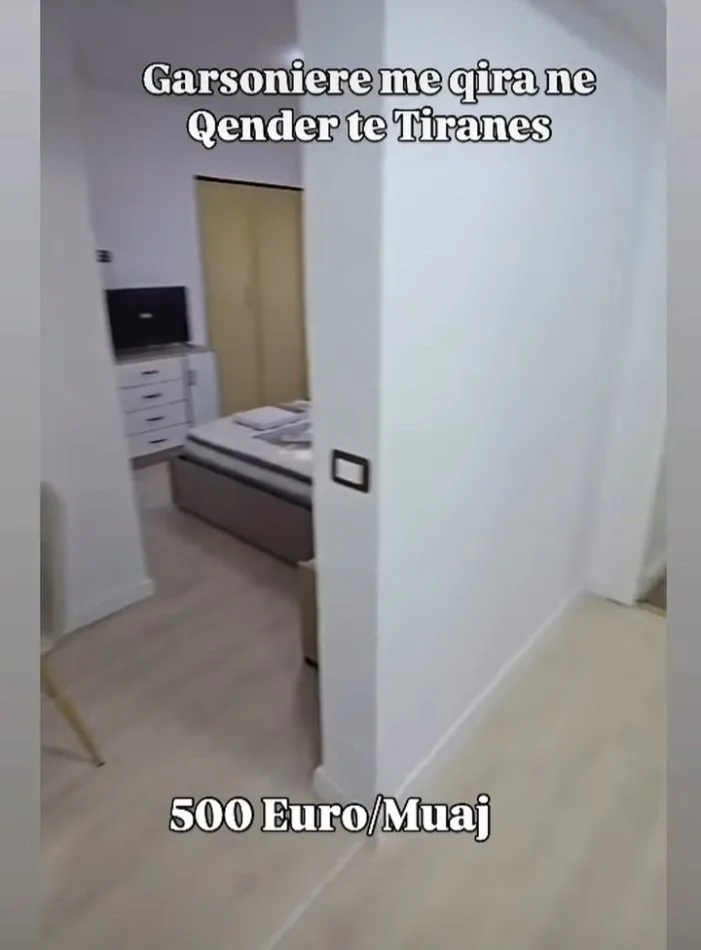 Tirane, jepet me qera garsonier 1+1 Kati 1, 25 m² 500 € (Qender)