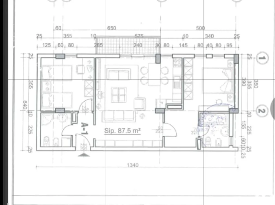 Tirane, shitet apartament 2+1+Aneks+Ballkon Kati 7, 97 m² 141 milion lek ( të vjetra ) (Rruga Panajot Pano)