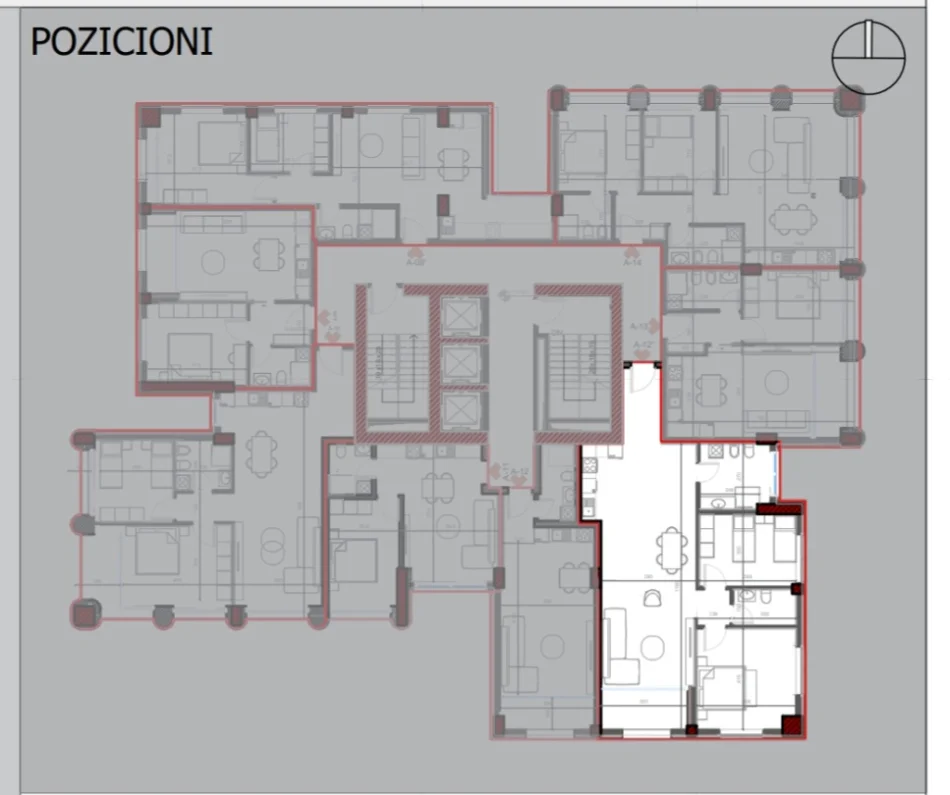 Tirane, shitet apartament 2+1+Aneks+Ballkon Kati 3, 141 m² 357.750 € (21 Dhjetori)