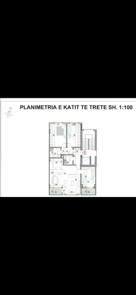 Tirane, jepet me qera zyre Kati 3, 140 m² 1.100 € (Rruga Karl Gega)