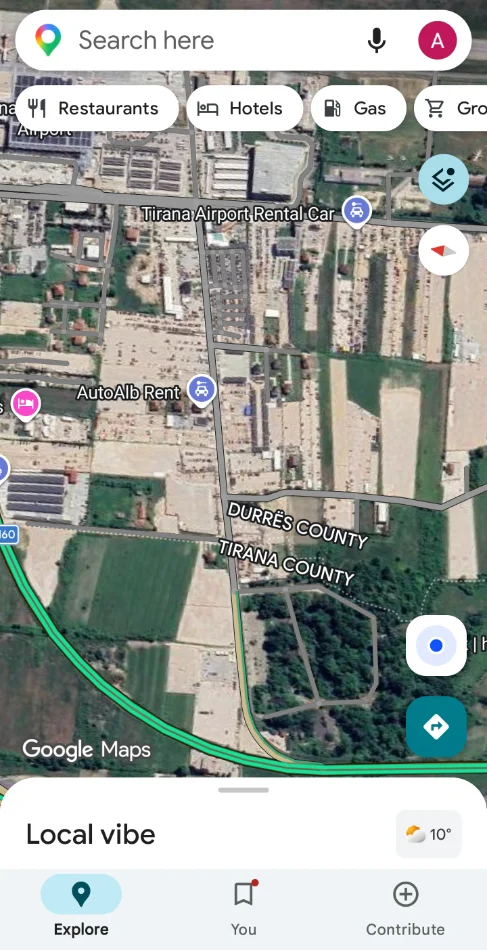 Tirane, shitet toke , 6.500 m² (Aeroport)