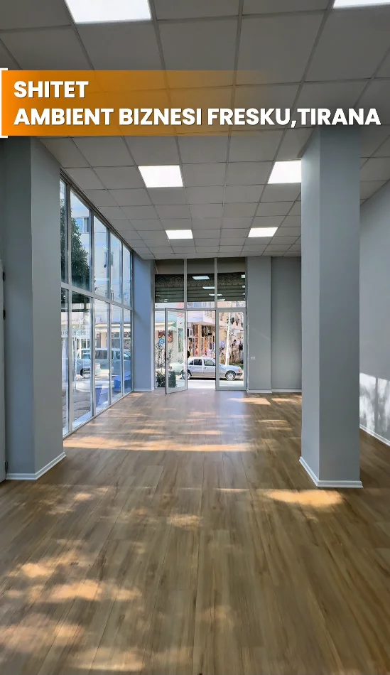 Tirane, shitet ambjent biznesi Kati 0, 60 m² 125.000 € (rruga shefqet kuka)