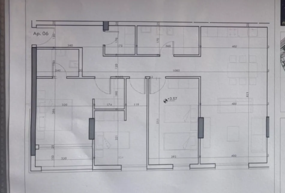 Tirane, shitet apartament 3+1 Kati 2, 134 m² 241.450 € (Liqeni I Farkes)