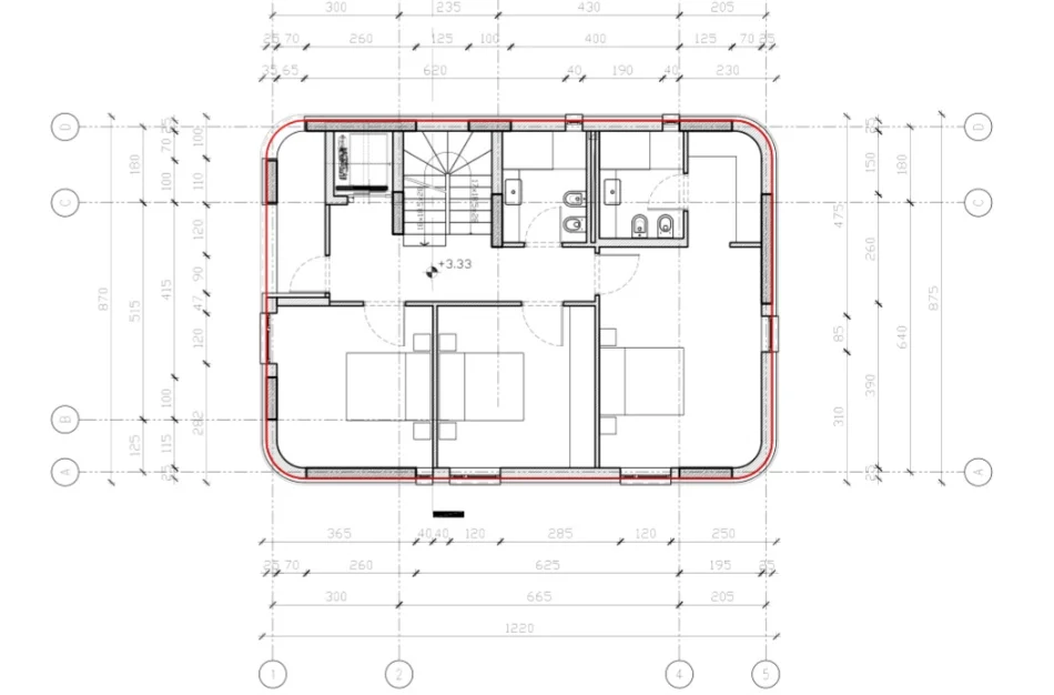 Tirane, shitet Vile 3 Katshe Kati 0, 270 m² 637.498 € (Liqeni I Farkes)