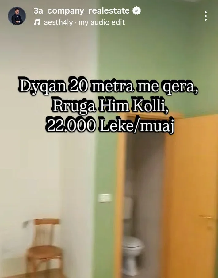 Tirane, jepet me qera dyqan Kati 0, 20 m² 220 € (rruga Him Kolli)