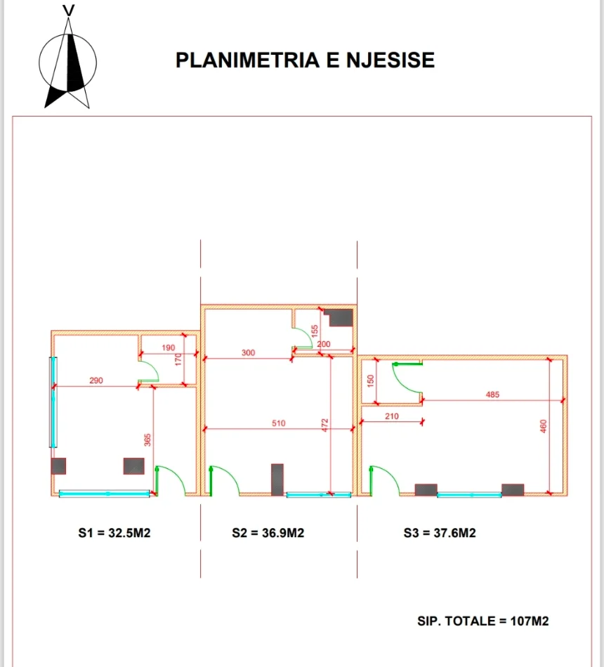 Tirane, jepet me qera ambjent biznesi Kati 0, 2.300 € 