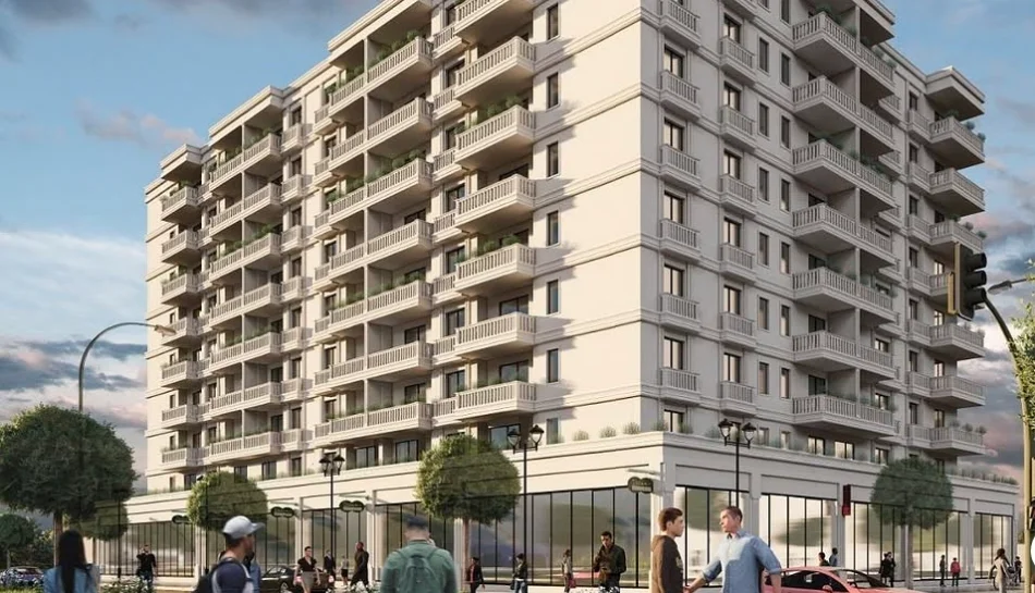 Tirane, shes apartament 2+1+Ballkon , (Kamez)