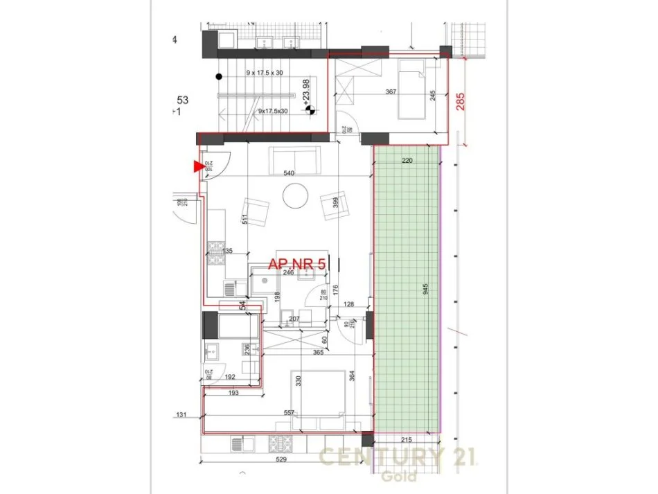 Tirane, shitet apartament 2+1 Kati 6, 62 m² 145.000 € 