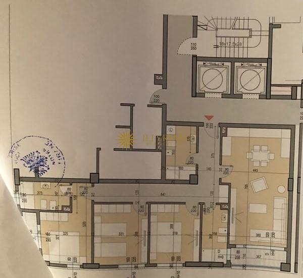 Tirane, shes apartament Kati 8, 151 m² 1.000 Euro/m2 (Profarma)
