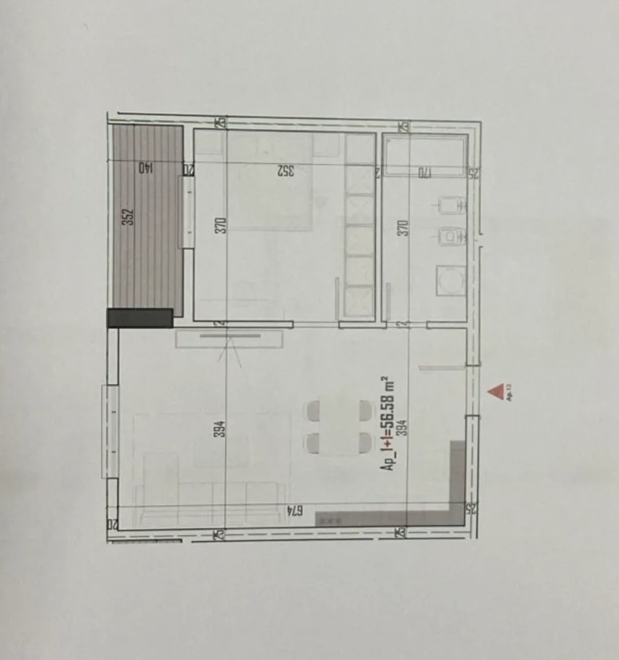 Tirane, shitet apartament 1+1 Kati 1, 65 m² 71.665 € (PASKUQAN)