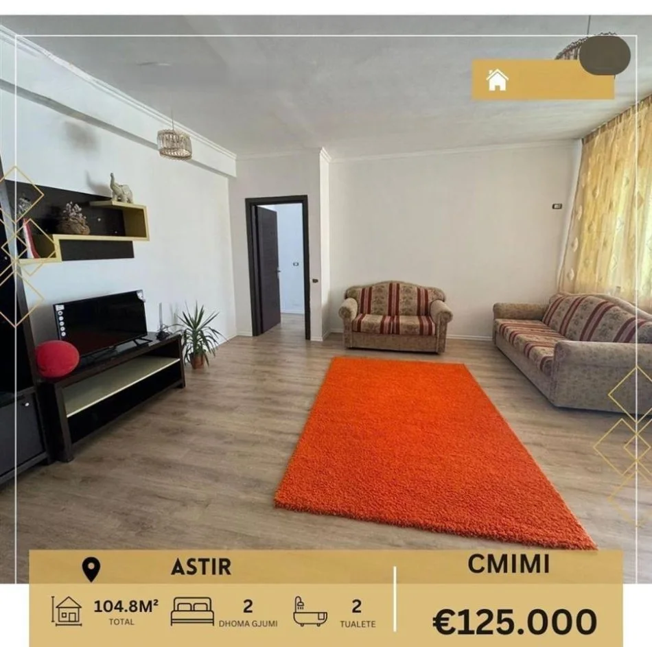 Tirane, shitet apartament 2+1+Aneks+Ballkon Kati 9, 104 m² 125.000 € (Kompleksi Fratari)