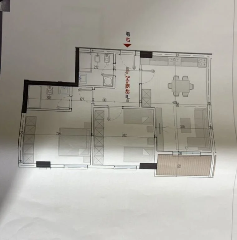 Tirane, shitet apartament 2+1 Kati 5, 98 m² 97.800 € (MAJESTIC 2 PASKUQAN)