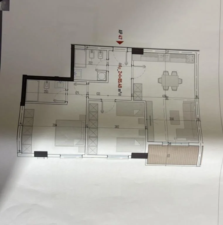 Tirane, shitet apartament 2+1 Kati 5, 98 m² 97.800 € (MAJESTIC 2 PASKUQAN)