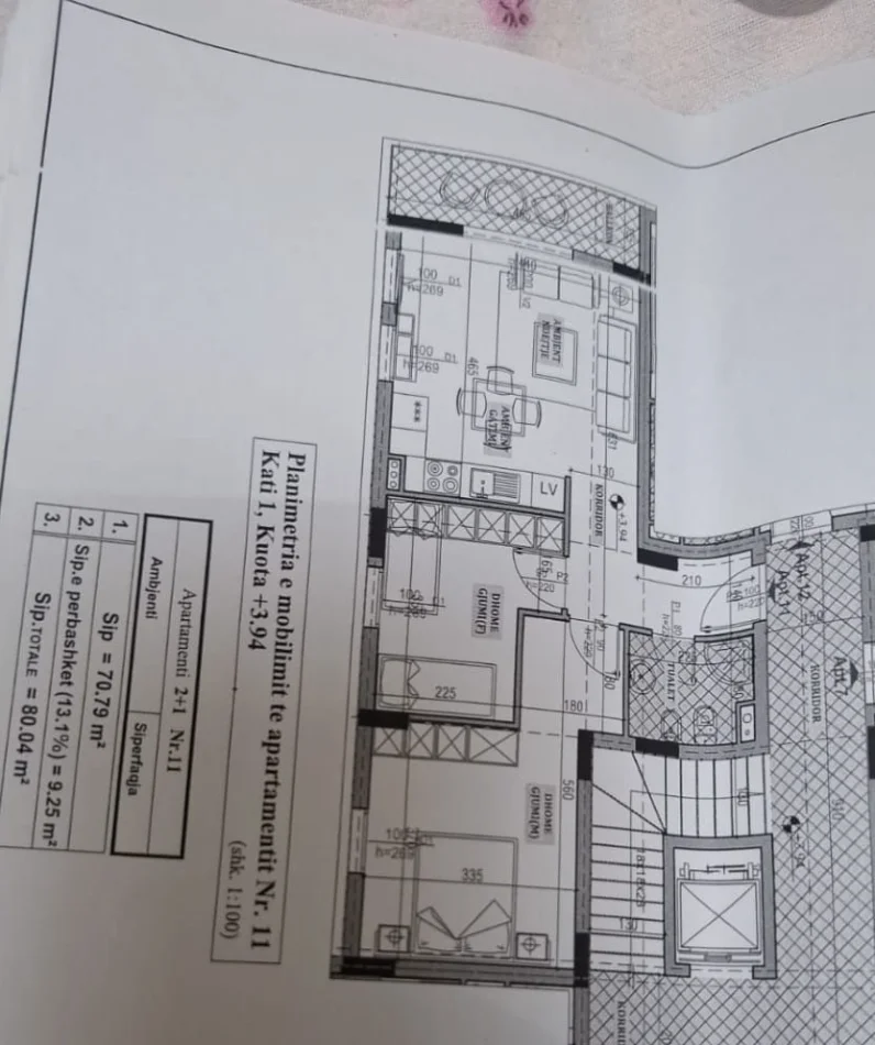 Tirane, shitet apartament 1+1 Kati 1, 80 m² 138.400 € (SAUKU VJETER)