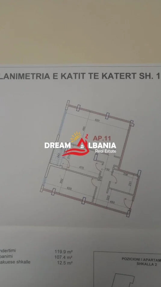 Tirane, shitet apartament 2+1+Ballkon Kati 4, 120 m² 192,000 € (ne Don Bosko prane shkolles Vace Zela)