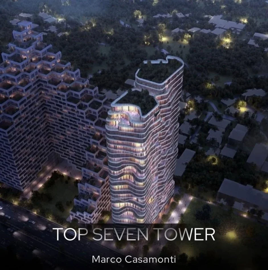 SHITET: 2+1+2 Ne Kulle Moderne📍Zogu I Zi ( Top Seven Tower) - 218,000€ | 🔥2000€/m2🔥 - Kt.13 - Sp.108.9m² || Investim Elitar ne Zemer te Tiranes✨️