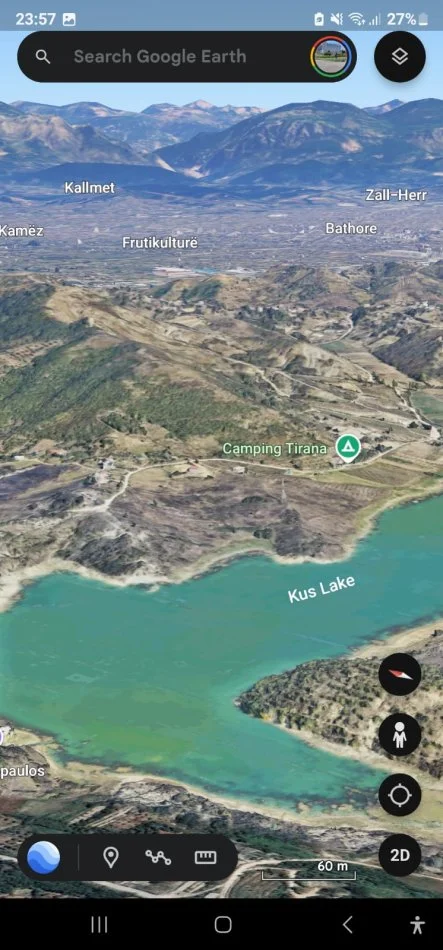 SHITET: 🟤 Tokë Vreshtë Në Kashar ( Buzë Liqenit të Kusit / Kasharit )📍Sip. 9000 m² ( Tokë e Verdhë) 520,000€😮