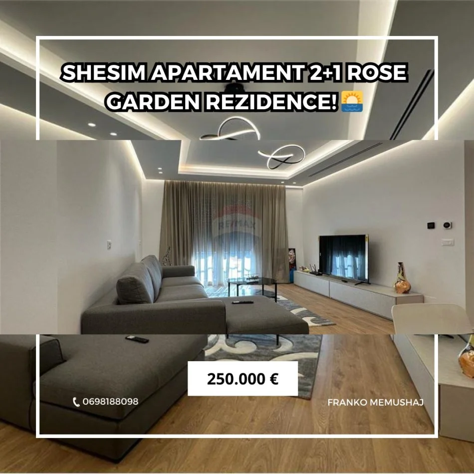 Tirane, shes apartament 2+1+Aneks+Ballkon Kati 2, 100 m² 250.000 € 