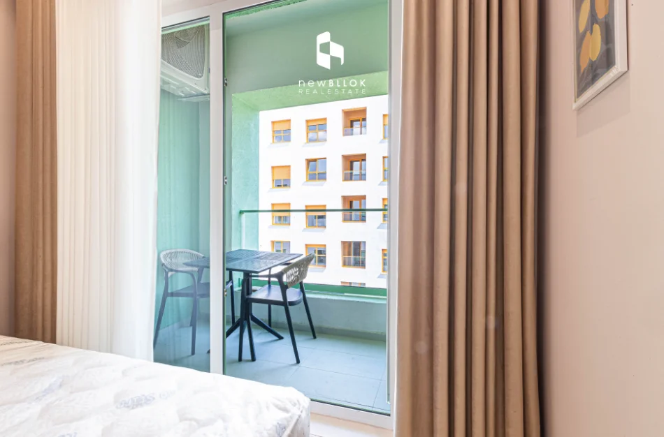 Me Qera: 🏡 Apartamenti 1+1 më Luxury në Residencën Kadiu - Ali Demi📍) 100% I Ri | 50m², Kati 7 (P2026) Cdo gjë në Qese | 45.000 Leke/Muaj ✨