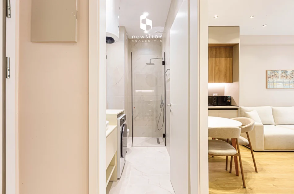 Me Qera: 🏡 Apartamenti 1+1 më Luxury në Residencën Kadiu - Ali Demi📍) 100% I Ri | 50m², Kati 7 (P2026) Cdo gjë në Qese | 45.000 Leke/Muaj ✨