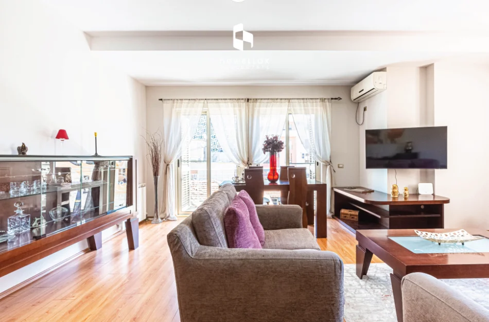 Me Qera: GOLDEN Apartament 💫 2+1+2Wc & 2 Ballkone📍(Në ZEMËR  të Bllok - Credins Bank/Rr. Pjetër Bogdani) Sip. 140 m² (1300€/muaj)