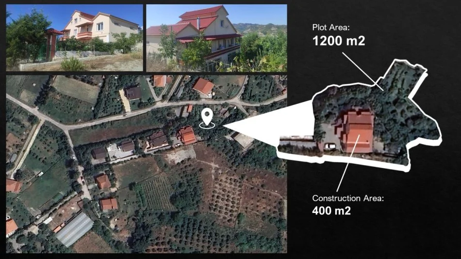 Tirane, SHITET VILE + TRUALL, 9+2+2Anekse+6 Ballkone, 2 Kate + Papafingo, 400 m² + 1,200 m2 Truall :  380.000€  (Peze e Vogel)