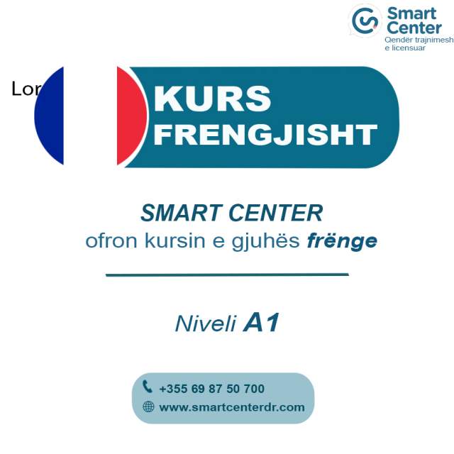 Durres, ofrojme kurse gjuhe frengjisht, Smart Center qendër kursesh e licensuar.