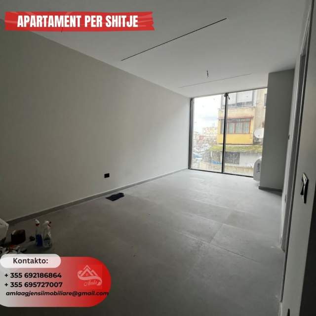 Tirane, shitet apartament 1+1+BLK Kati 1, 62 m² 75.000 Euro (Shkolla e Bashkuar)
