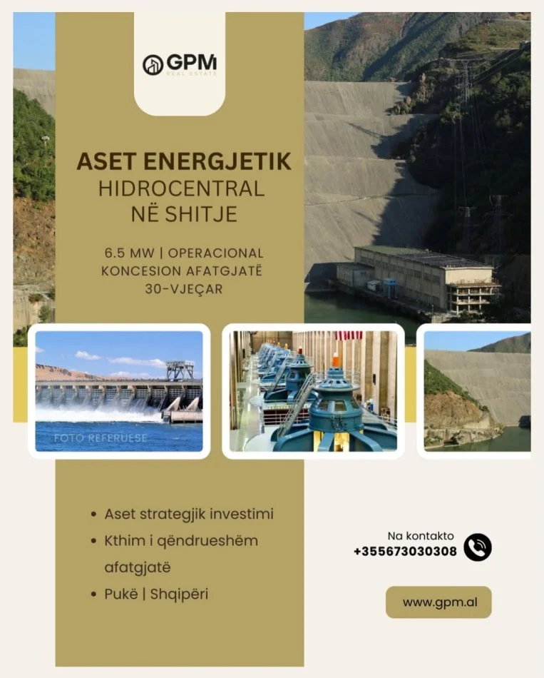 Në shitje hidrocentral funksional në Pukë.