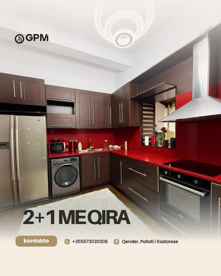 Tirane, jepet me qera apartament 2+1 Kati 4, 120 m² 1.000 € 