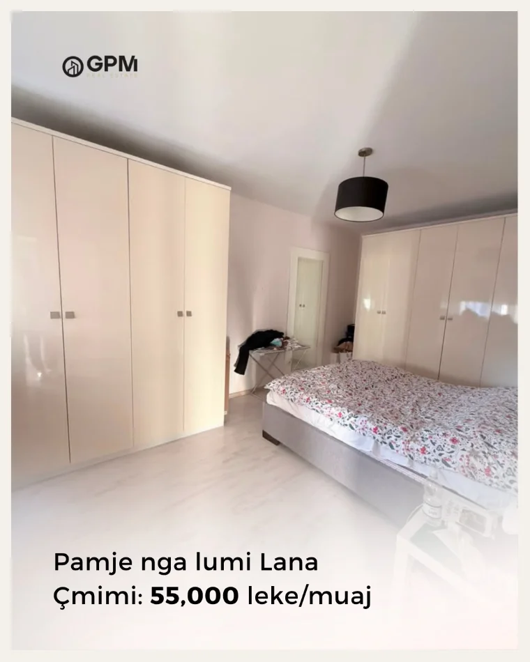 Një apartament 1+1 në Brryl, me pamje panoramike nga Lumi Lana, mobilim modern dhe çdo detaj gati për t’ju mirëpritur.