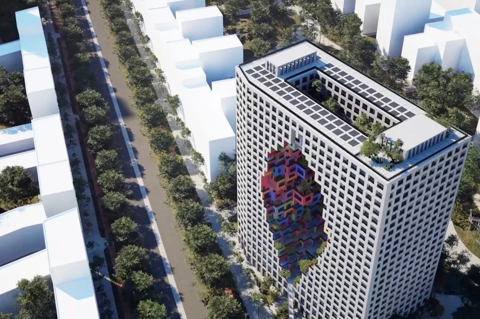 Tirana Boulevard , shitet 2+1+Ballkon Kati 18, 143 m²