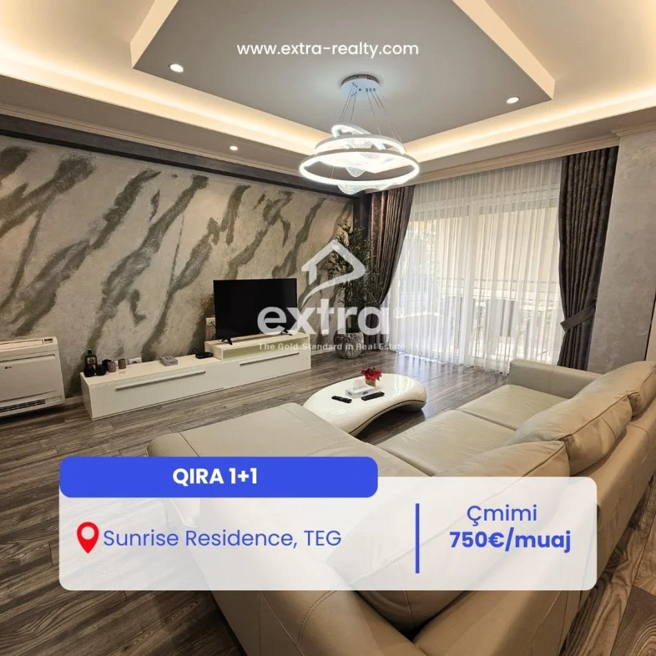 Tirane, jap me qera apartament 1+1 Kati 1, 85 m² 750 € (TEG)