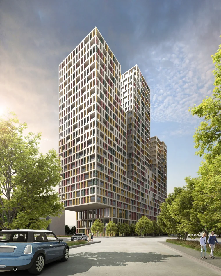 Tirane, shitet apartament 1+1 Kati 7, 83 m² 158.650 € (Manhattan Residence)