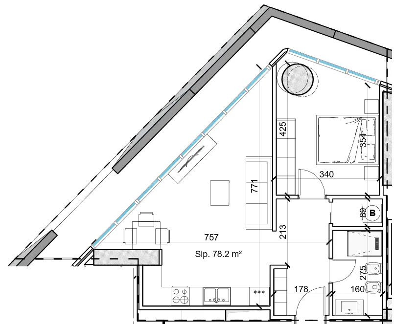 Tirane, shitet apartament 1+1 , 102 m² 250.000 € (Xhanfize Keko)