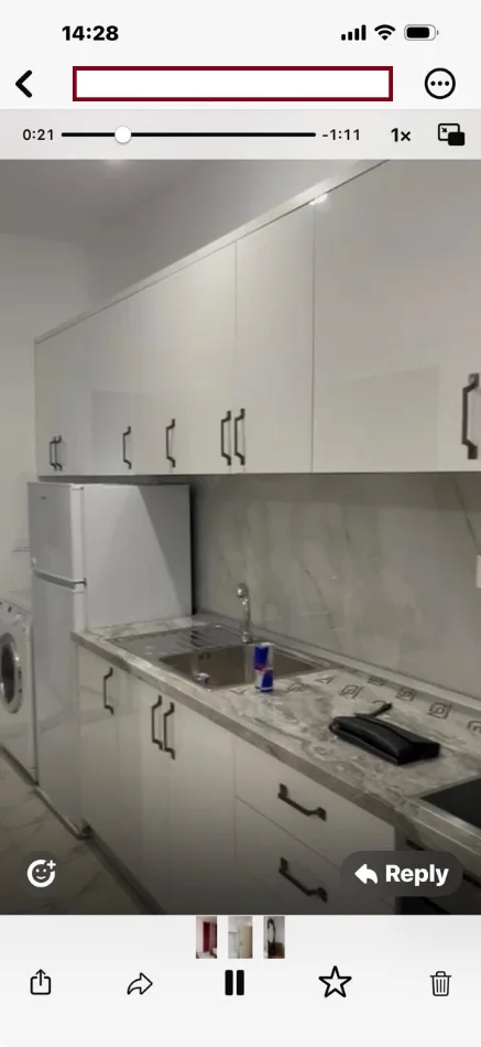 Tirane, jepet me qera shtepi 2+1+Ballkon Kati 0, 58 m² 350 € (ne rrugen Njazi Meka Tirane.)