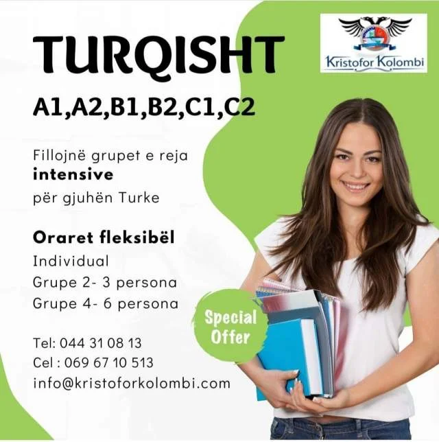 Tirane, Ofrojme Kurse te gjuhes Turke