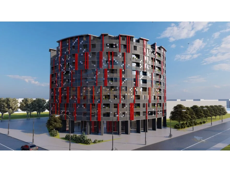Tirane, shitet apartament 1+1+2 Kati 9, 77 m² 130.084 € (TWISTER PALACE , Don Bosko)