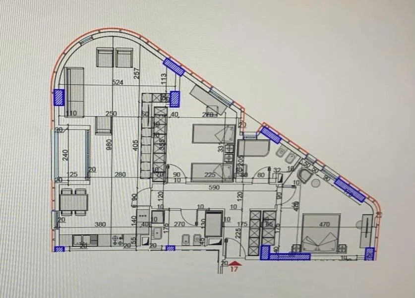 Tirane, shitet apartament 3+1+Ballkon Kati 2, 128 m² 217.740 € (ASTIR)