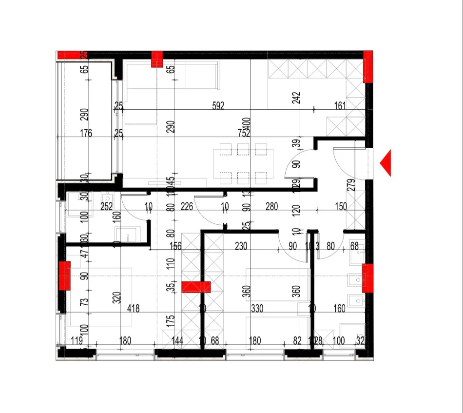 Tirane, shitet apartament 2+1 Kati 2, 104 m² 108.000 € (Paskuqan.)