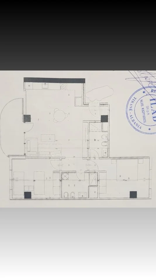 Tirane, shitet apartament 2+1 Kati 6, 114 m² 119.700 € (Astir)