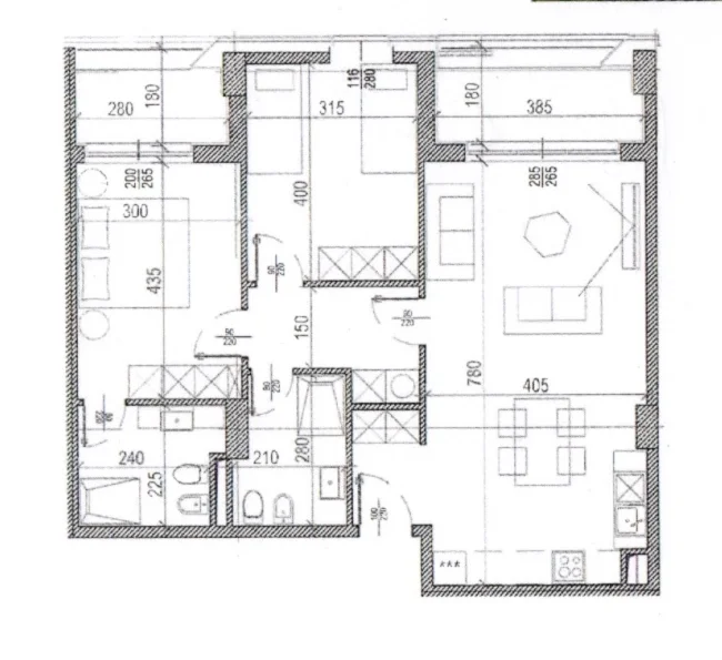 Tirane, shitet apartament 2+1 Kati 3, 122 m² 219.870 € (Pallati me Shigjeta)